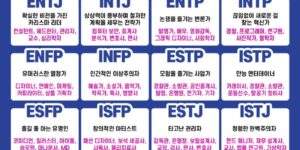 MBTI 직업추천
