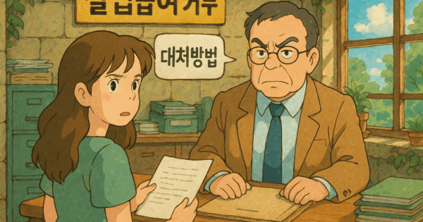 실업급여 신청 거부