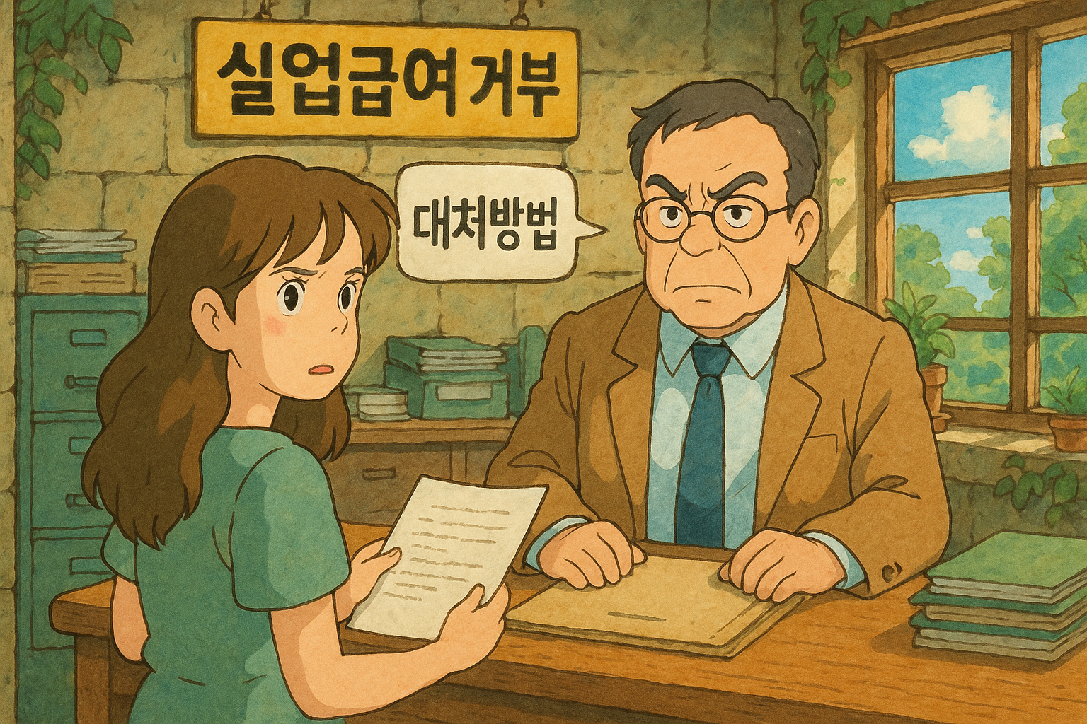 실업급여 신청 거부